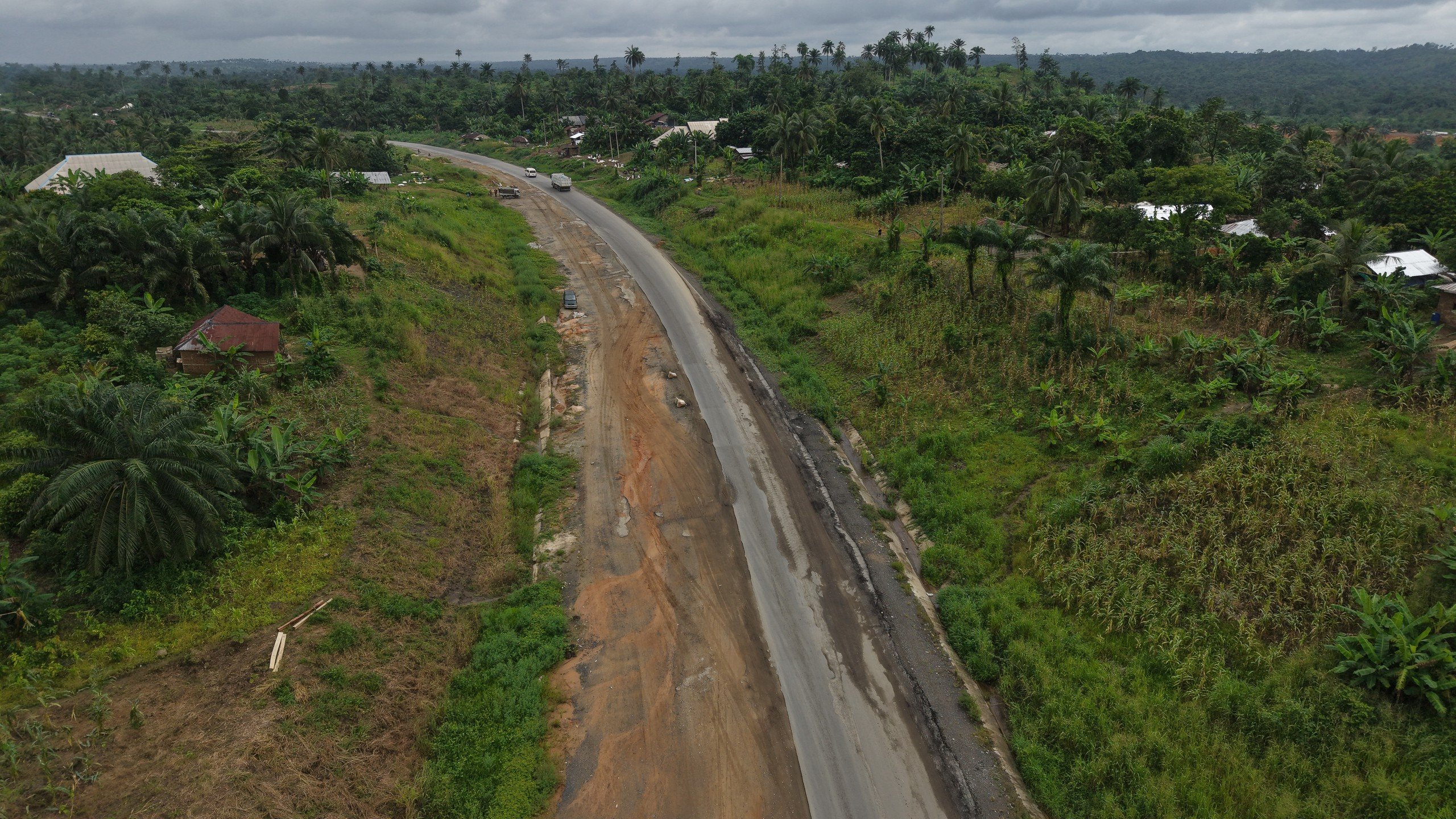 Odukpani Road Project - Subbase preparation view 8