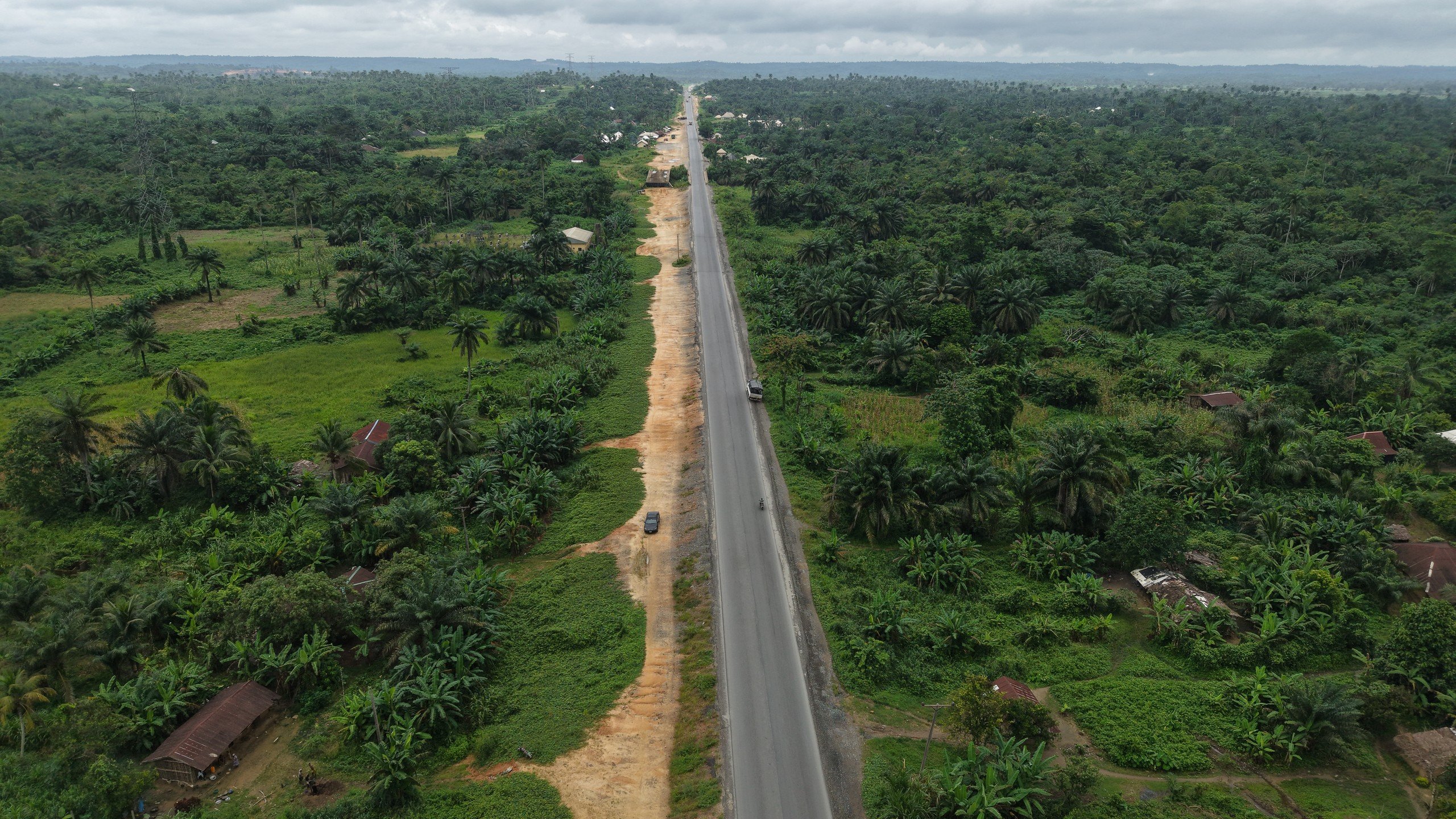 Odukpani Road Project - Highway expansion stretch view 7