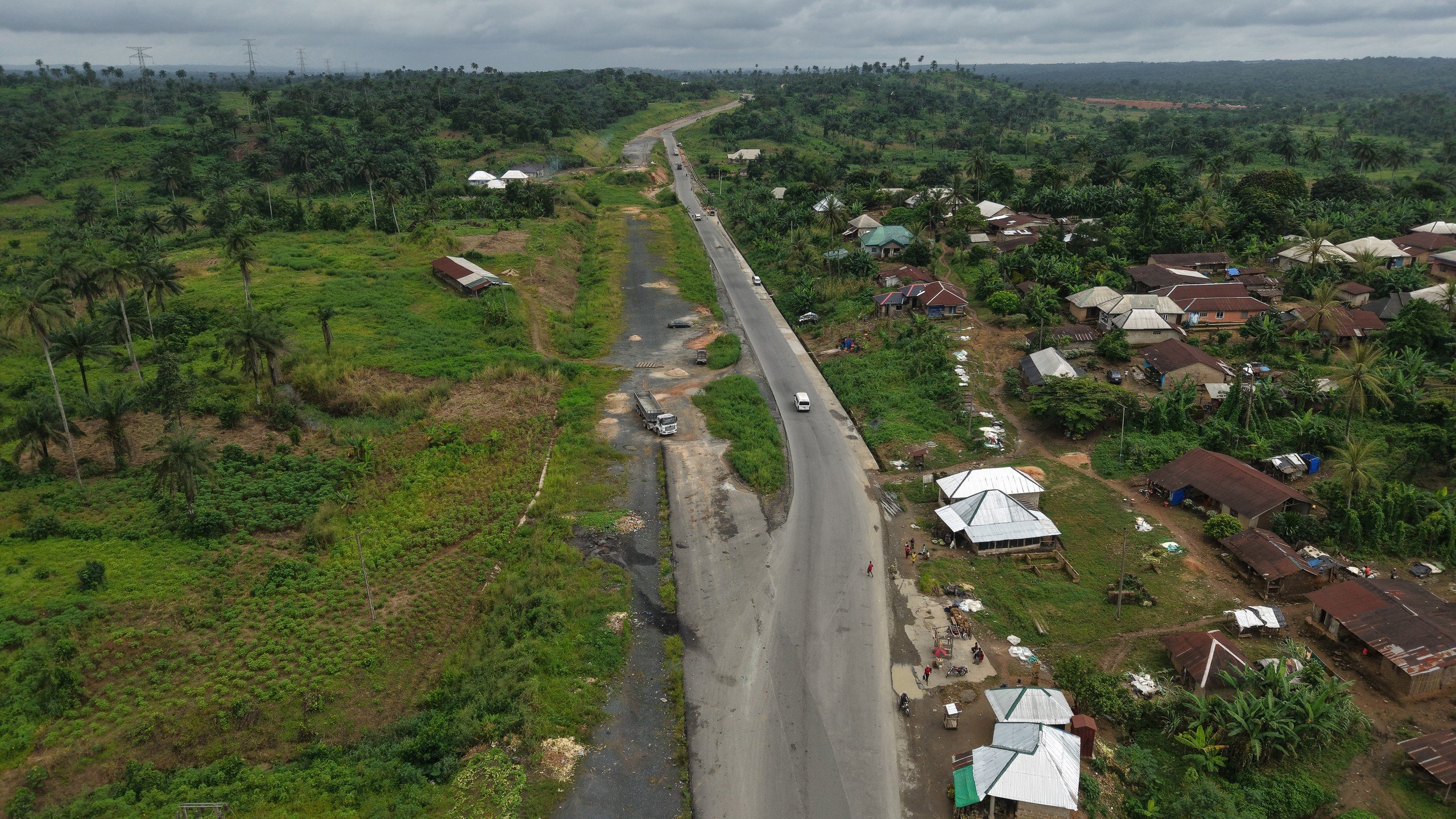 Odukpani Road Project - Road surfacing progress view 9