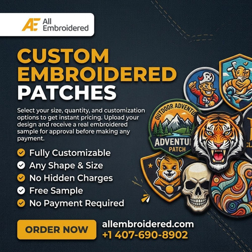 custom embroidered .patches usa.1