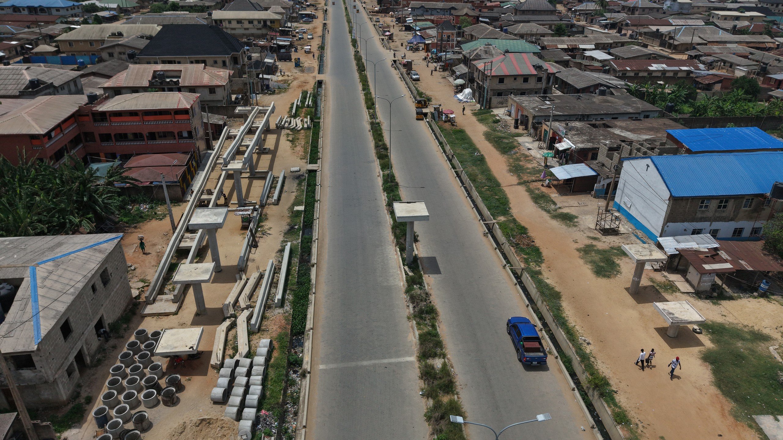 Agric Isawo Konu Arepo Road - Completed roadway view 12