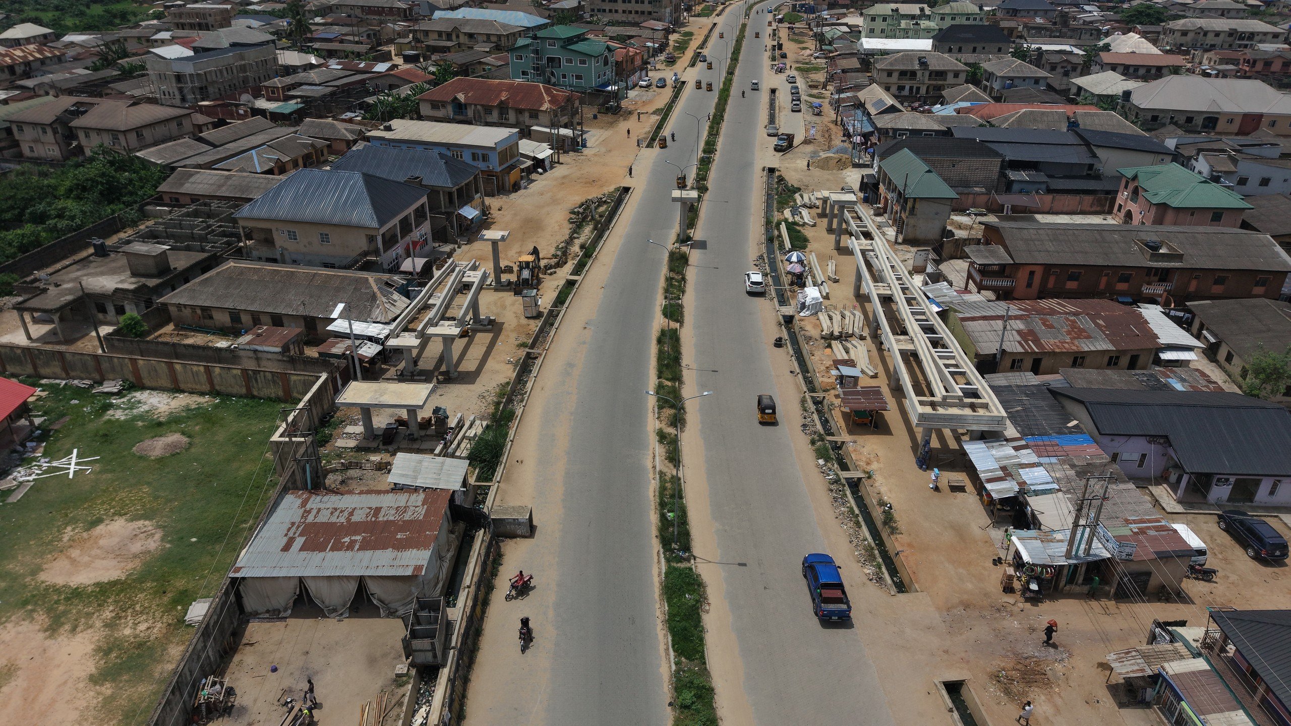 Agric Isawo Konu Arepo Road - Corridor improvement progress view 5