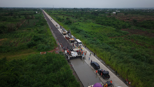 Dangote Papalanto Road in Ogun State