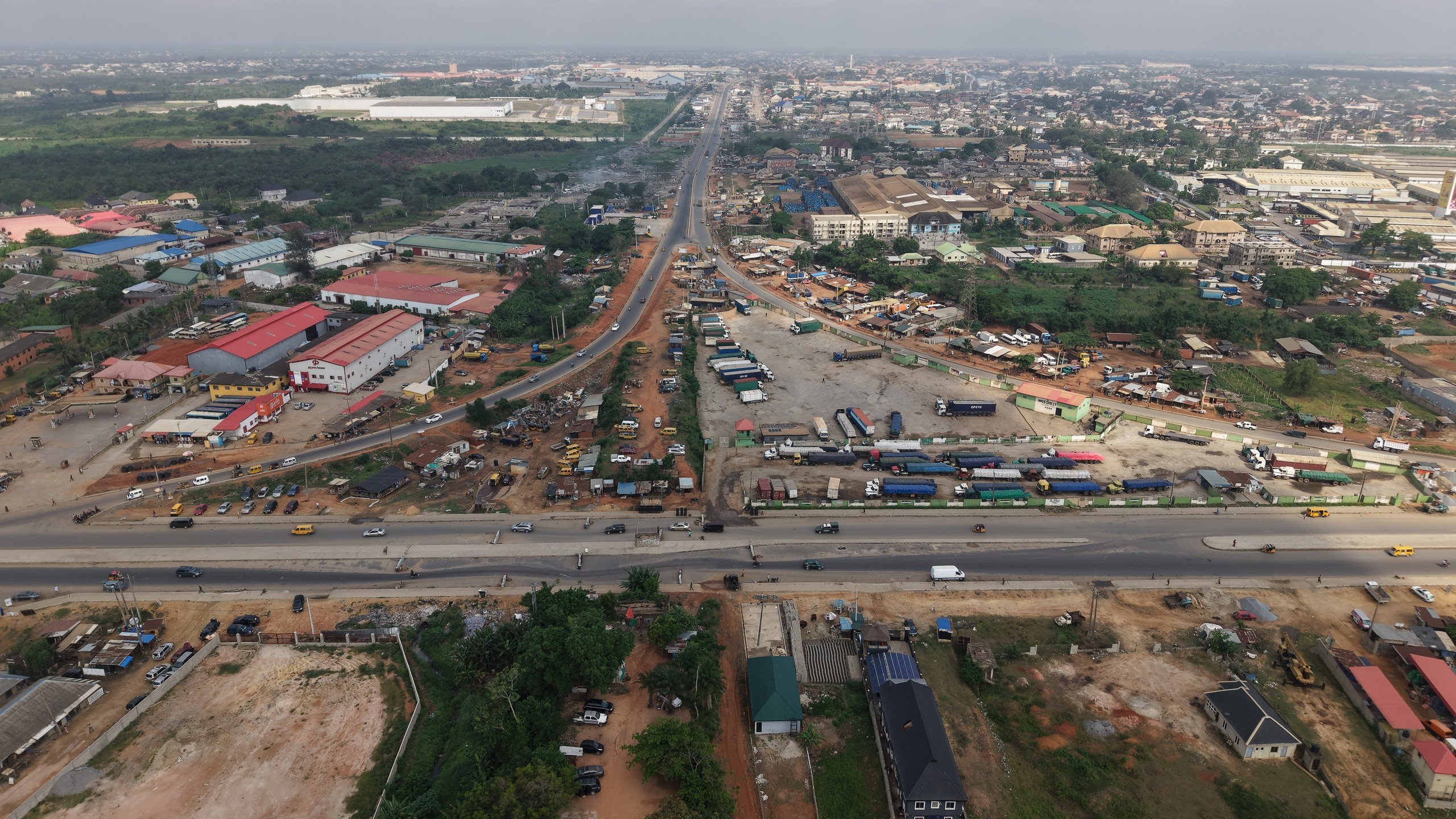 Agbara Lusada Atan Road - Completed section alignment view 10