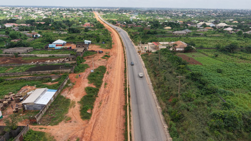 Agbara Lusada Atan Road in Ogun State