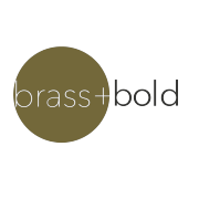 brass and bold logo