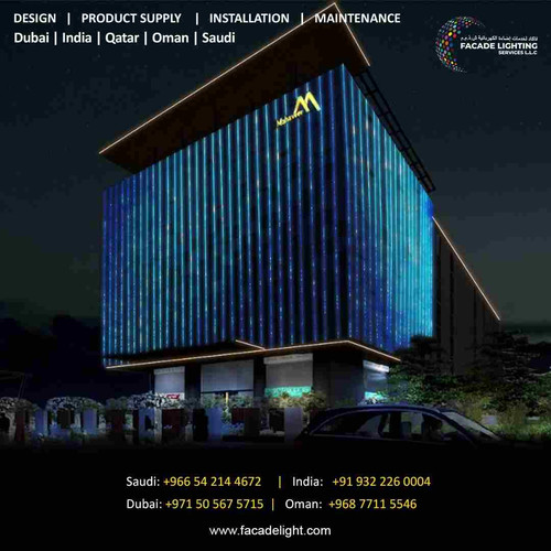 Mahaveer IT Park Facade Lighting Services.1