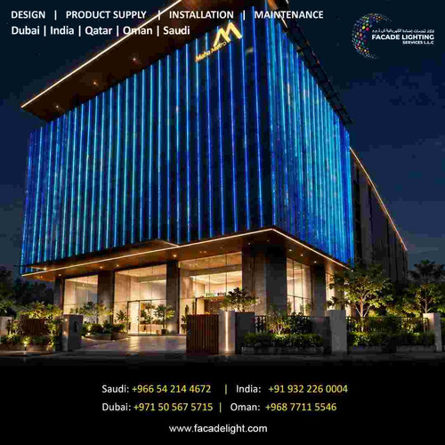 Mahaveer IT Park-Precision Facade Lighting in Hyderabad.1