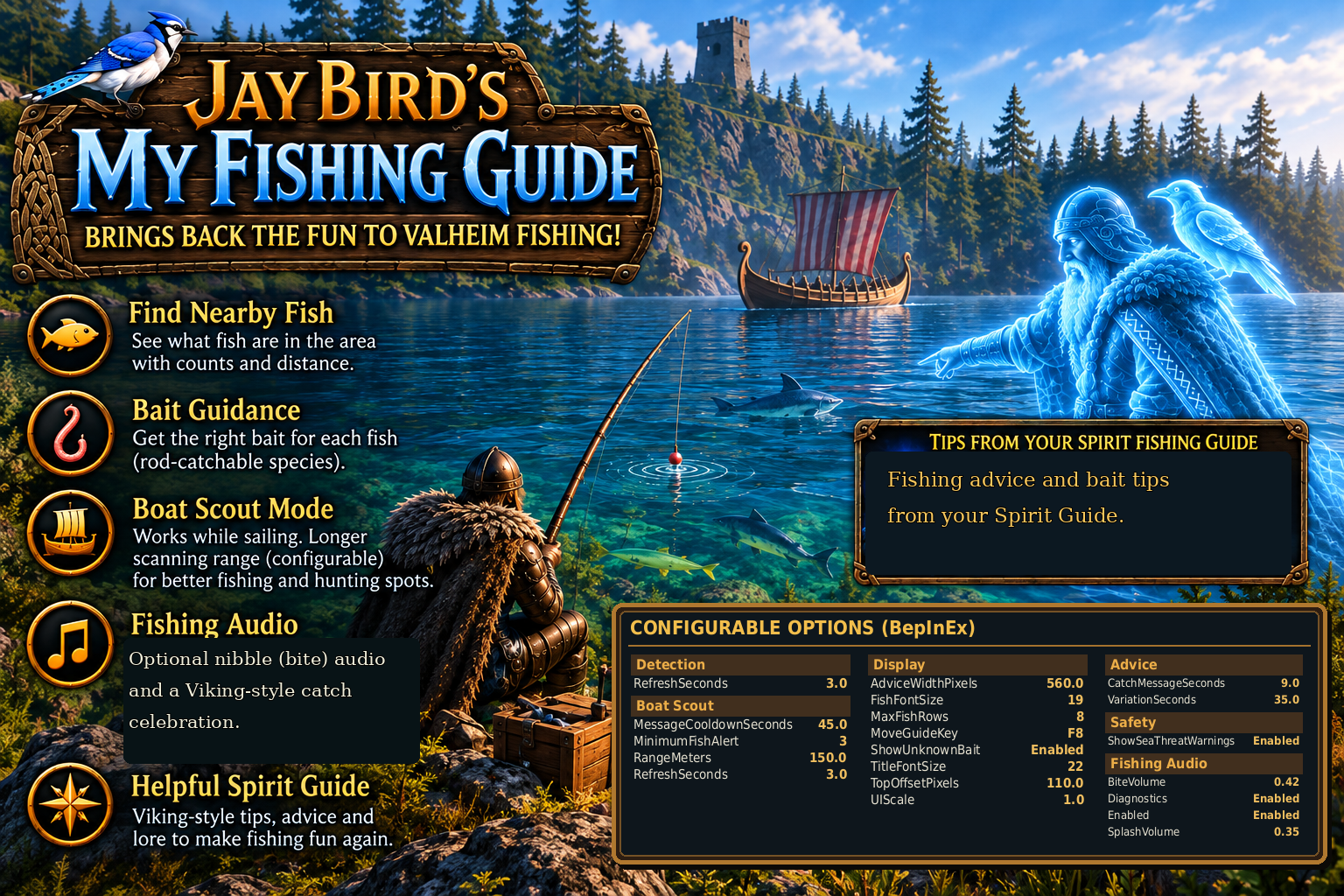 JayBird's My Fishing Guide — Spirit Fishing Guide