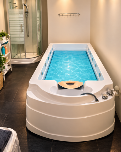 Serene Modern Hydrotherapy Spa Retreat.2