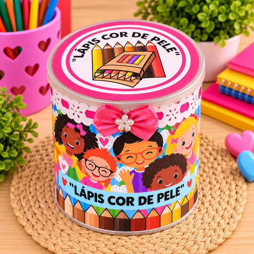 Lata Colorida de Lápis e Sorrisos.2