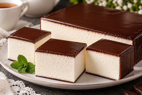 Glossy Chocolate Mousse Cake Slices.2