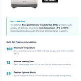 Biological Indicator Incubator EZL BI102