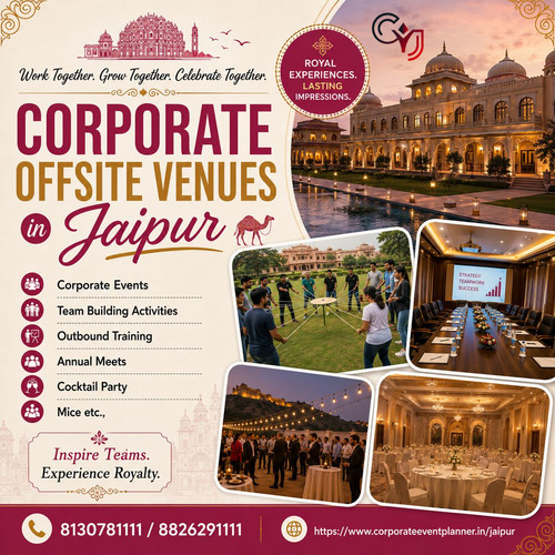 Create Unforgettable Corporate Retreats in Jaipur with CYJ Events.1