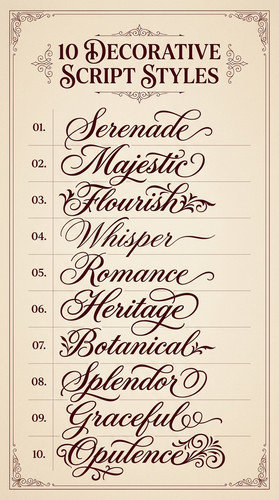 005 15 Script Fonts with Decorative Lettering Create a.1