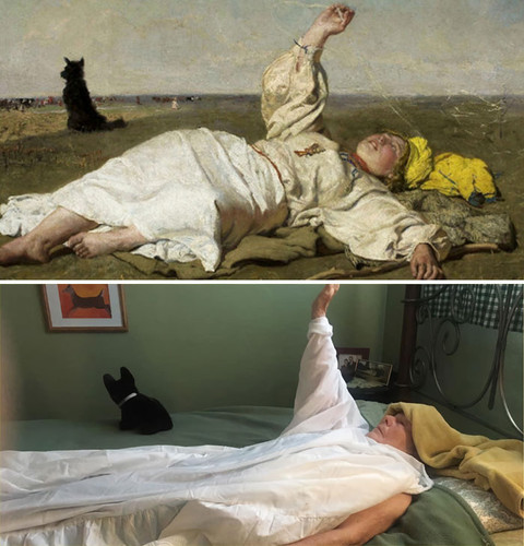 83 yo grandma daughter recreate historical artwork 7 5eccfa3aacba4 700.jpg