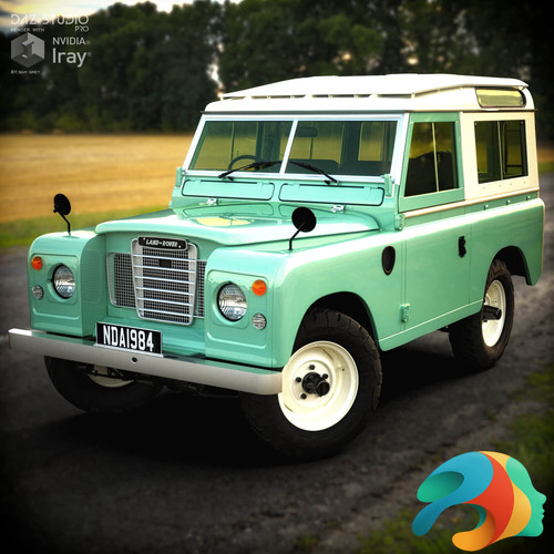 land rover series iii 1972 for daz studio 28.1
