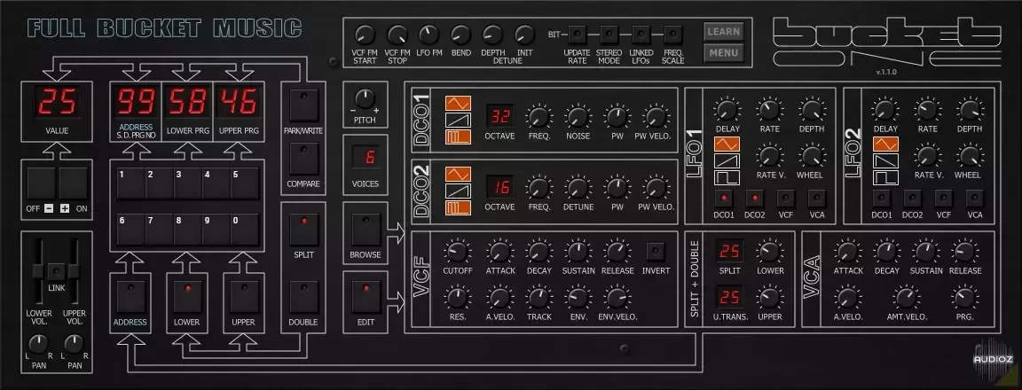 Full Bucket Music Bucket ONE v1.1.0 x64 x86 VST VST3 AU CLAP WiN macOS [FREE]