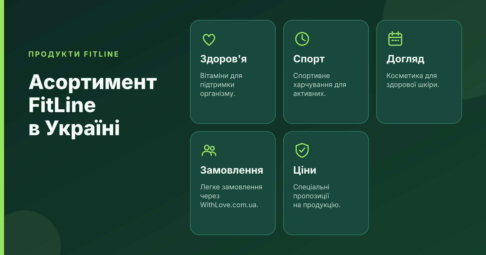 FitLine Україна: асортимент, ціни та вигідні можливості замовлення