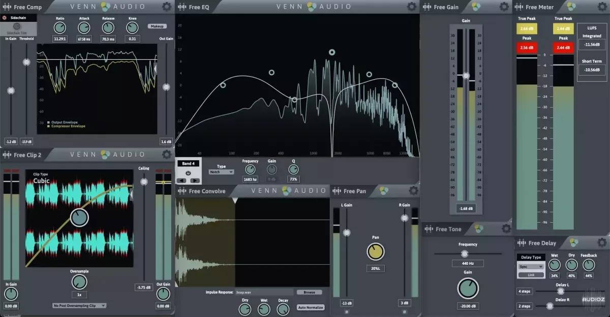Venn Audio Free Suite Bundle Plugin v1.0.0 VST3 AU AAX WiN macOS [FREE]