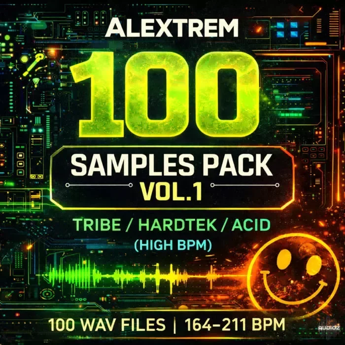 Alextrem 100 Samples Pack Vol.1 (Tribe / Hardtek / Acid) WAV-FANTASTiC