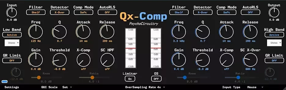 Psycho Circuitry Qx-Comp v1.2.1 x64 VST3 AU WiN macOS [FREE]