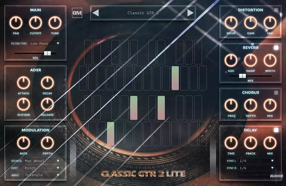 Quiet Music Classic GTR 2 Lite  v2.0.0 x64 VST VST3 AU WiN macOS [FREE]
