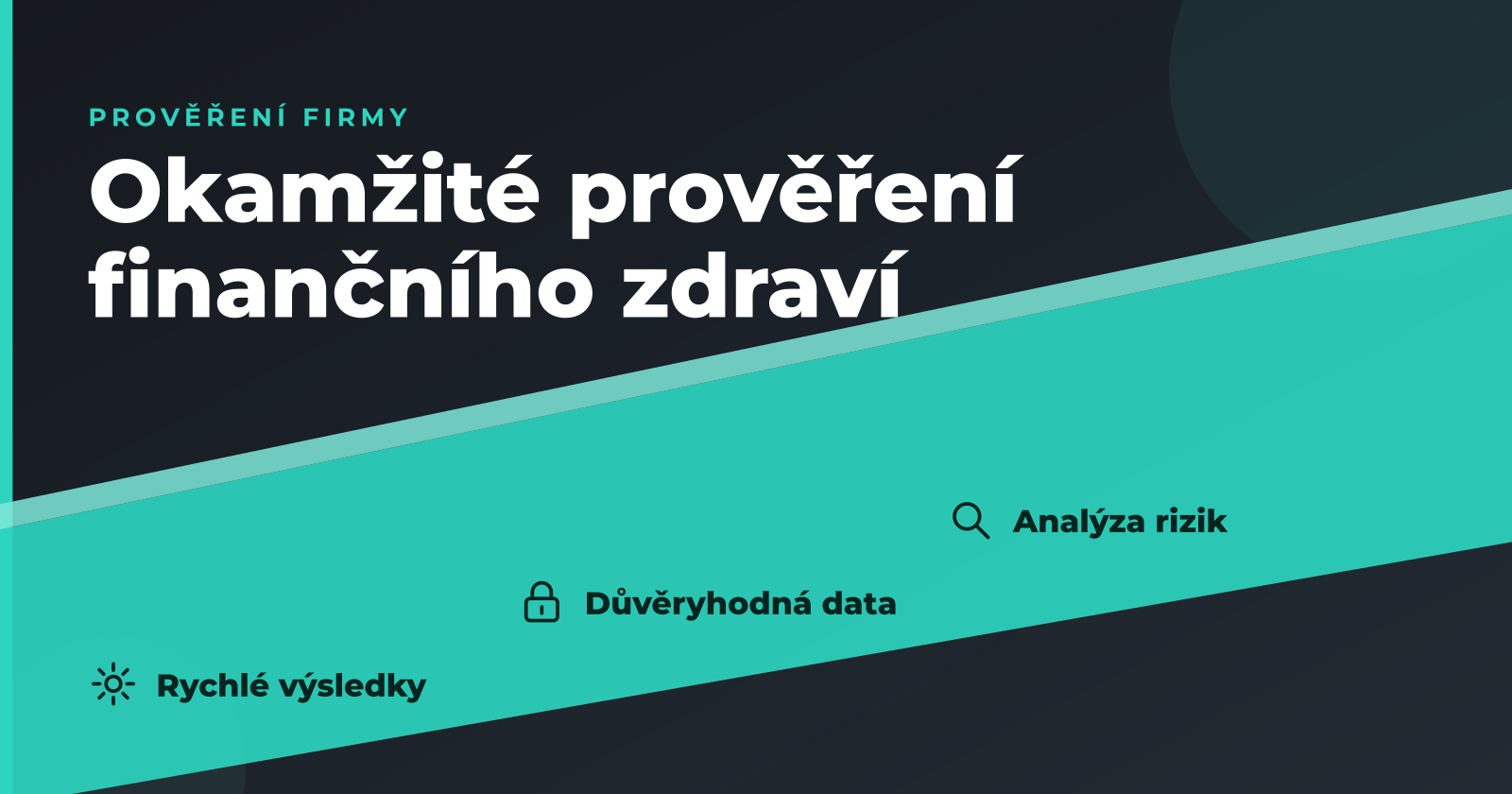 Okamžité prověření finančního zdraví české firmy podle IČO