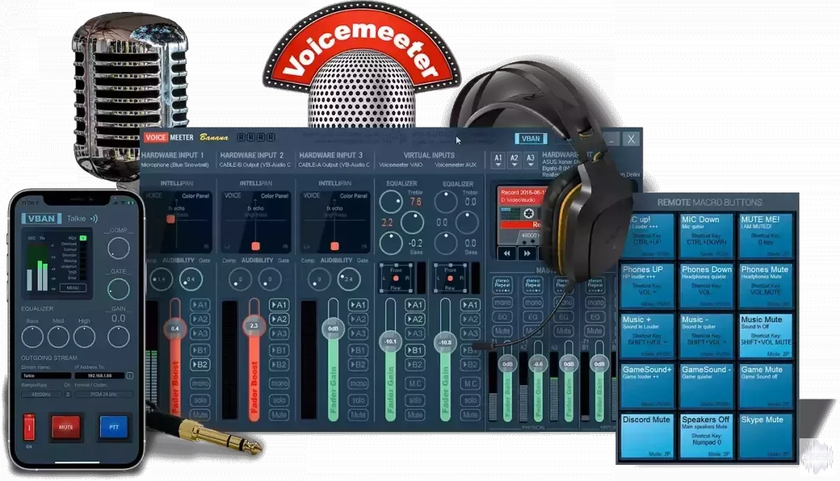 VB Audio Voicemeeter Potato v3.1.1.9-BTCR