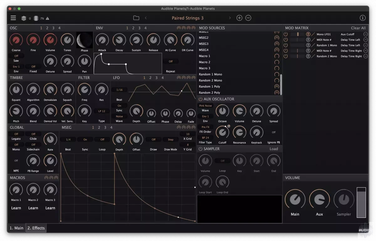 Greg Recco Audible Planets Synthesizer v1.1.5 VST3 AU LV2 LiNUX WiN MAC [Free]
