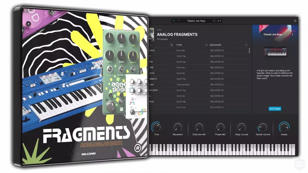 Relooped Analog Fragments Analog Lab Preset Bank-FANTASTiC