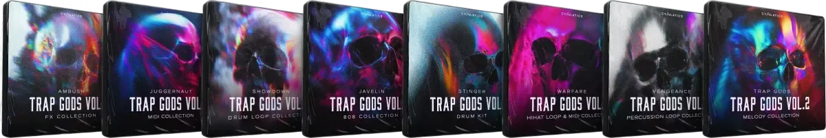 Cymatics TRAP GODS 2 WAV MIDI-GTA