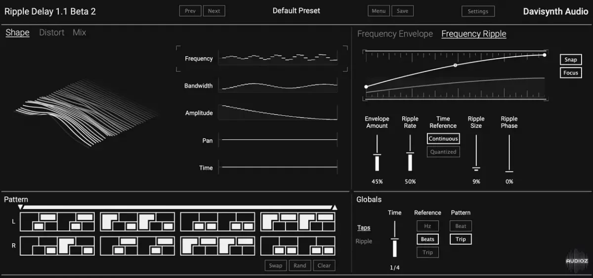Davisynth Audio Ripple Delay Pro v1.0.3 & v1.1b3 Incl. Keygen-MOCHA