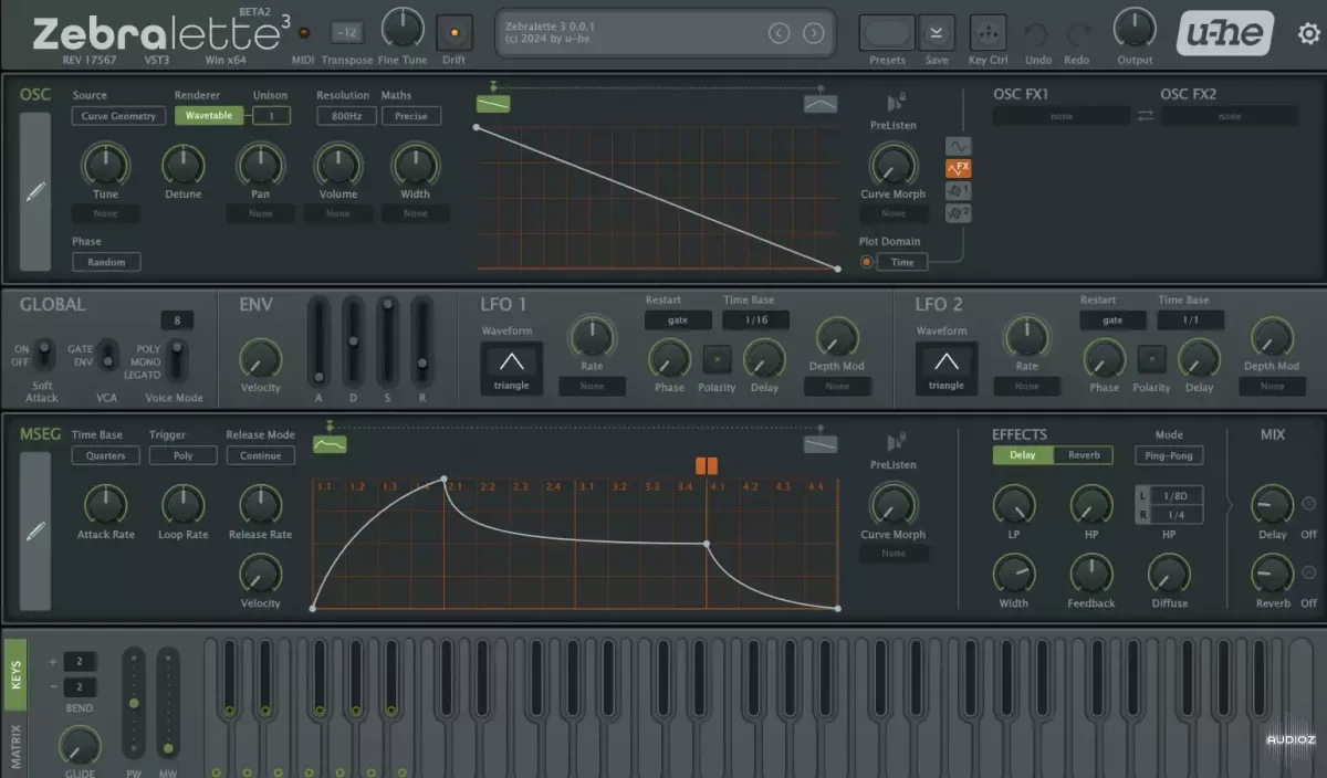Uhe Zebralette 3 Beta 2 macOS Linux Win [FREE]