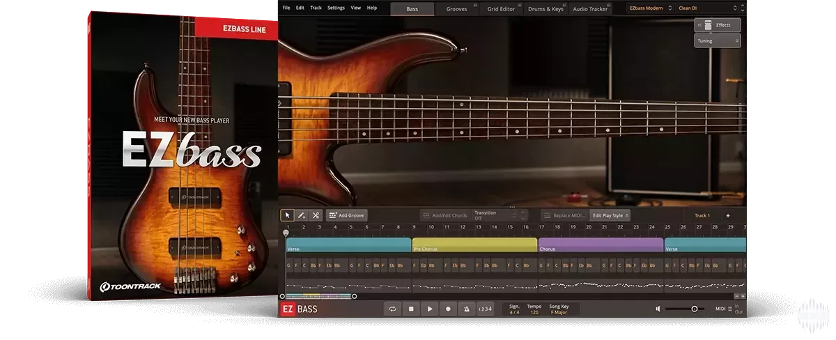Toontrack EZbass v1.3.4 Update - V.R