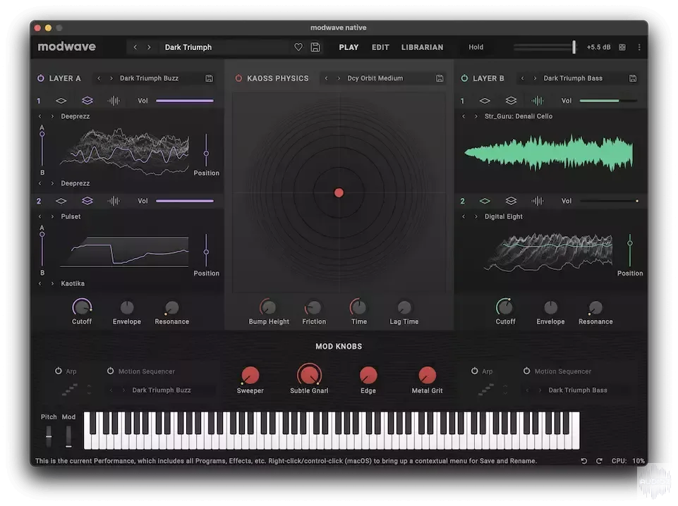 KORG Software Modwave Native v1.4.2 U2B Mac [MORiA]
