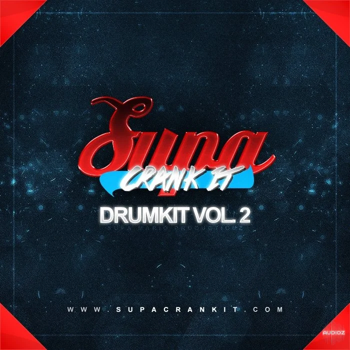 AudioBoost SUPACRANKIT Drumkit Vol 2 WAV SF2-DISCOVER