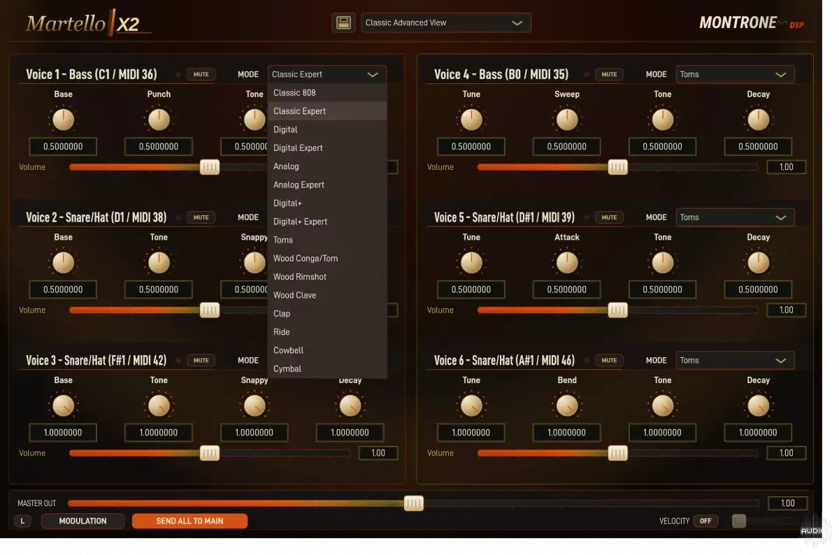 MontroneDSP Martello v1.1.1 WiN/Linux x64 VST3 [Drum Synth]