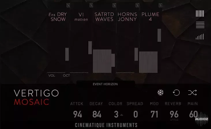 Cinematique Instruments Vertigo Mosaic for HALion