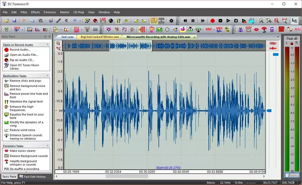 Diamond Cut Forensics Audio Laboratory 11.09