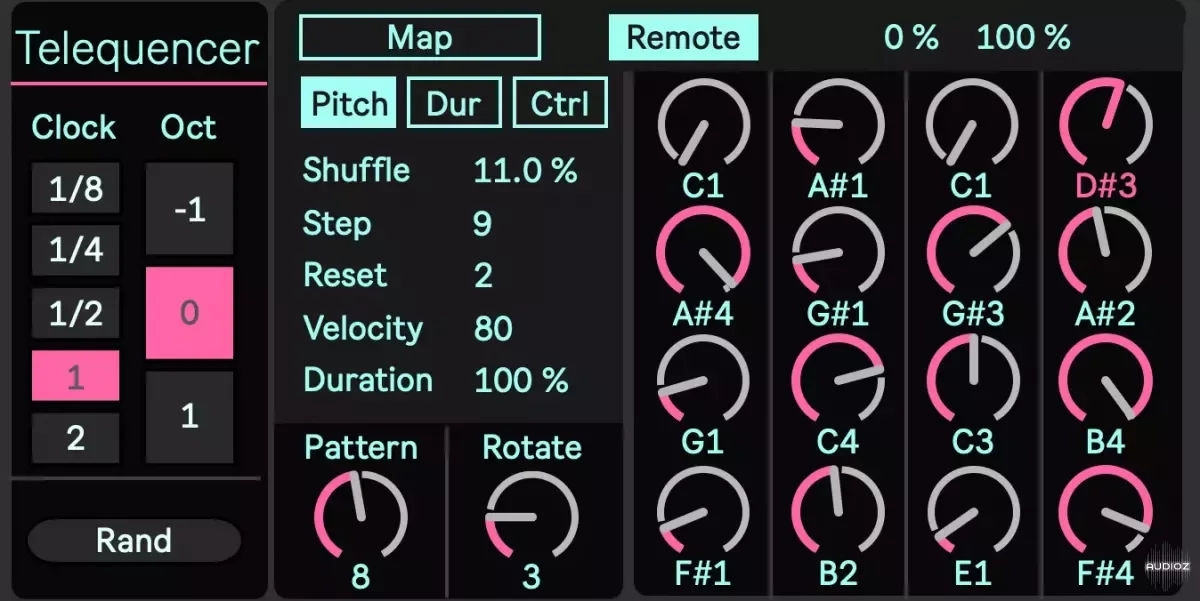 Akihiko Matsumoto Telequencer v4.5 Max for Live-ohsie