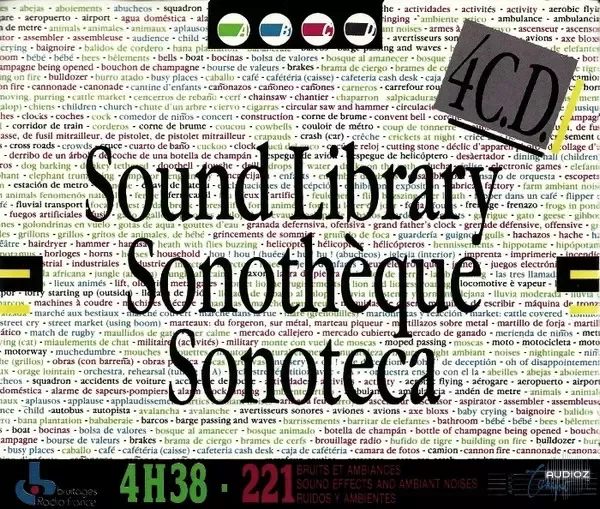 Auvidis Tempo Sound Library Sonothèque Sonoteca 4CD WAV