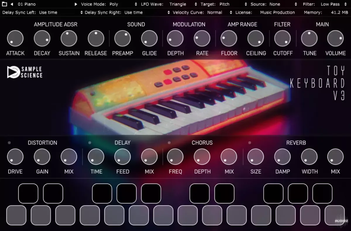 SampleScience Toy Keyboard v3 v3.0.0 VST VST3 AU WiN macOS [FREE]