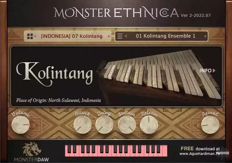 MonsterDAW MONSTER Ethnica v2-2023.04 x64 VST VST3 AU WiN macOS [FREE]