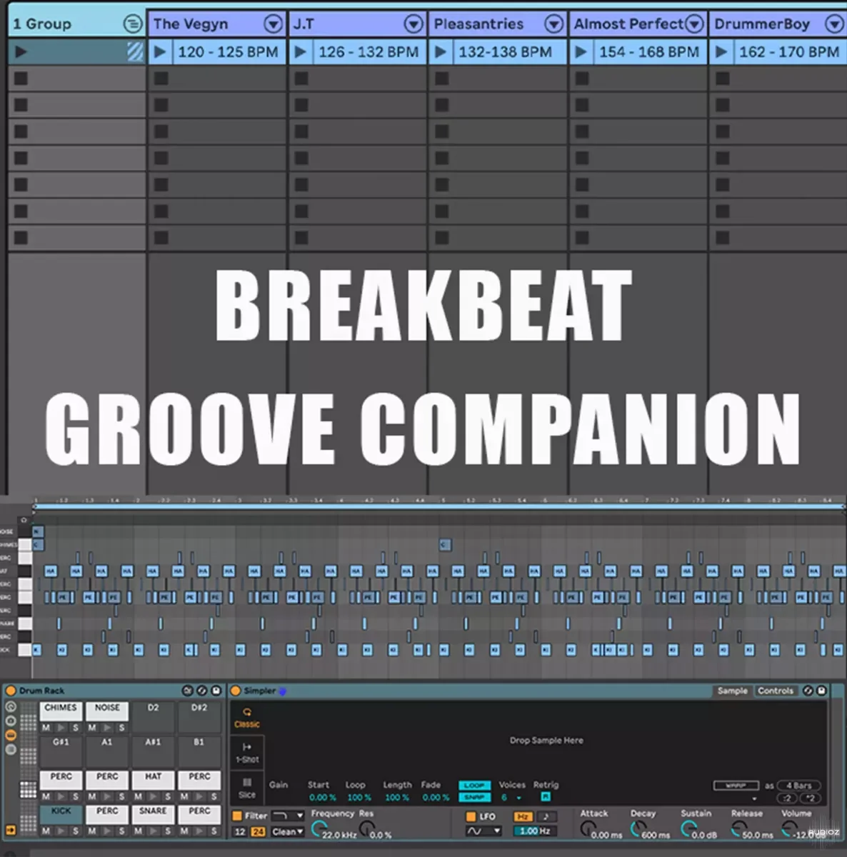 Will Hatton Groove Companion Breakbeats MiDi Ableton 11/12-FANTASTiC