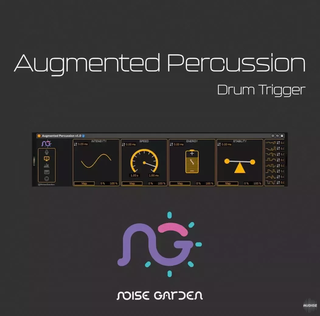 Noise Garden Augmented Percussion v1.1 Max for Live-ohsie