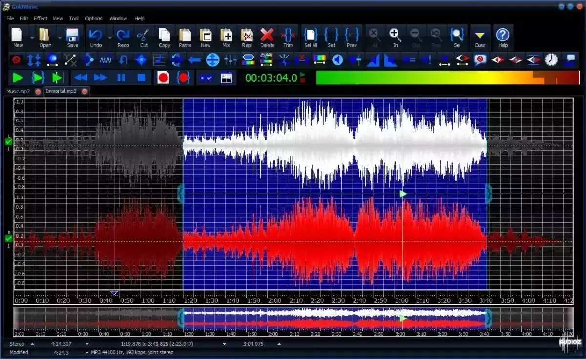 GoldWave v7.05