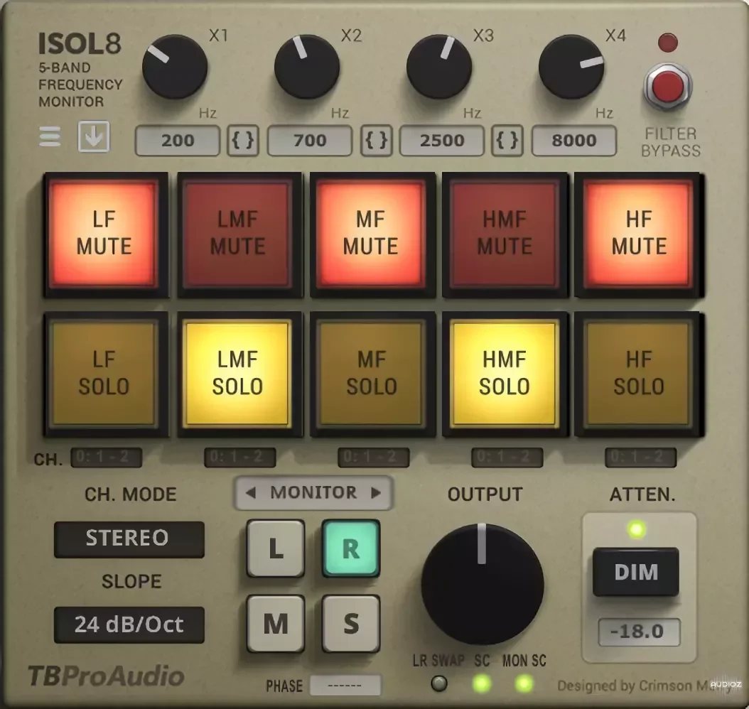 TBProAudio ISOL8 v2.8.1 VST VST3 AAX AU WiN MAC [FREE]