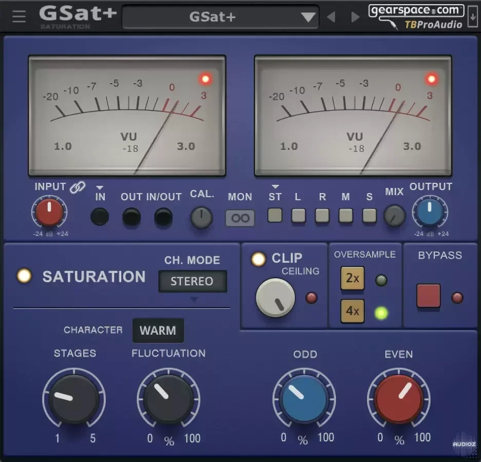 TBProAudio GSatPlus v1.3.10 VST VST3 AAX AU WiN MAC [FREE]