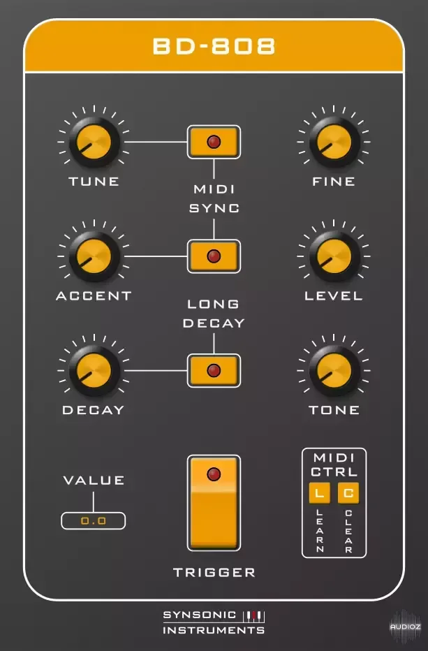 Synsonic Instruments BD-808 VST2 AU WiN MAC [FREE]